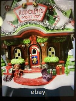 Dept 56 North Pole Rudolph's Misfit Headquarters Building Christmas Village