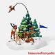 Dept 56 North Pole Rudolph's Reindeer Games #56853 Nrfb Sealed Animated Village