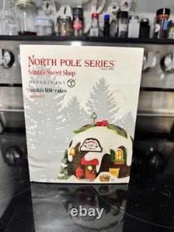 Dept 56 North Pole SANTA'S LITTLE CAKES Sweet Shop Series 4044833 2015