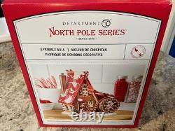 Dept 56 North Pole SPRINKLE MILL #6013431 2024 -NIB