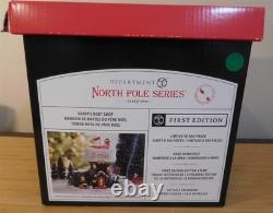 Dept 56 North Pole Santa's Boot Shop 1st Edition #6013444FE NIB Free Ship