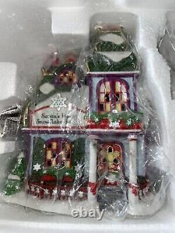 Dept 56 North Pole Santa's Paper Snowflake Studio #56956 New Mib Letter S