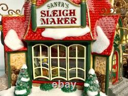 Dept 56 North Pole Santa's Sleigh Maker 56950 St 2 Ltd Ed Hand Numbered Mint