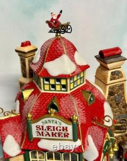 Dept 56 North Pole Santa's Sleigh Maker 56950 St 2 Ltd Ed Hand Numbered Mint