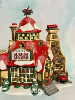 Dept 56 North Pole Santa's Sleigh Maker 56950 St 2 Ltd Ed Hand Numbered Mint