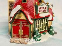 Dept 56 North Pole Santa's Sleigh Maker 56950 St 2 Ltd Ed Hand Numbered Mint