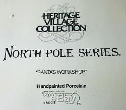 Dept 56 North Pole Santa's Workshop 5600-6 Christmas Village Building 1990
