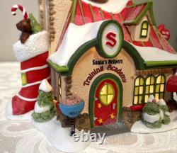 Dept 56 North Pole Santas Helpers Training Academy 4020204 + Santas In Training