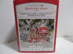 Dept. 56 North Pole Series 2023 Gingerbread Supply Company # 6011413 Excellent