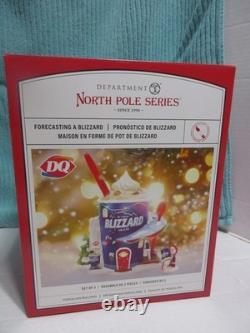 Dept. 56 North Pole Series 2025 Forecasting A Blizzard DQ 2 Pc. #6014532 NIOB
