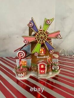 Dept 56 North Pole Series Animated Christmas Candy Mill works & in original box