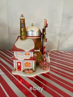 Dept 56 North Pole Series Animated Christmas Candy Mill works & in original box