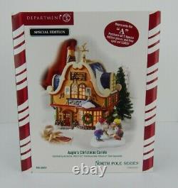 Dept 56 North Pole Series Augie's Christmas Carols #56954 withLt Cord, Box/Sleeve