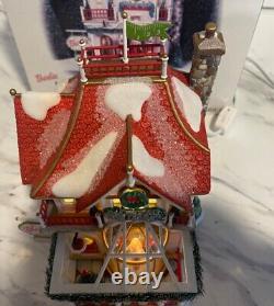 Dept 56 North Pole Series Barbie Boutique 2001 Christmas Village Lights Up 56739