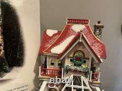 Dept 56 North Pole Series Barbie Boutique Lighted XMAS Village House 2001 NEW X