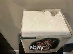 Dept 56 North Pole Series Barbie Boutique Lighted XMAS Village House 2001 NEW X