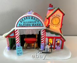 Dept 56 North Pole Series Beard Bros. Sleigh Wash 56740 Christmas Village