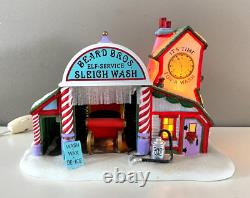 Dept 56 North Pole Series Beard Bros. Sleigh Wash 56740 Christmas Village
