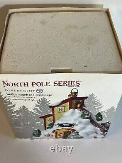 Dept 56 North Pole Series Better Watch Out Coal Mine Rare 808923