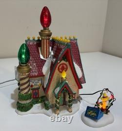 Dept 56 North Pole Series Brite Lites Bulb Factory Christmas Village Building