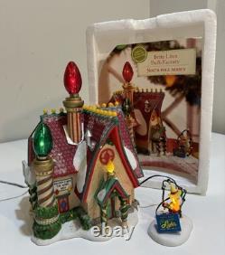 Dept 56 North Pole Series Brite Lites Bulb Factory Christmas Village Building Dept 56 North Pole Series Brite Lites Bulb Factory Christmas Village Building