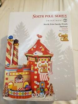 Dept 56 North Pole Series CANDY CRUSH FACTORY BNIB Retired