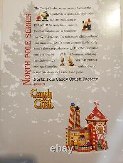 Dept 56 North Pole Series CANDY CRUSH FACTORY BNIB Retired