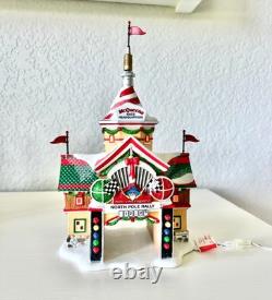 Dept 56 North Pole Series Cars North Pole Rally Center 4023616 Blinking Lights