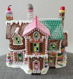 Dept 56 North Pole Series Christmas Village Sugar Hill Row Houses Gingerbread NR