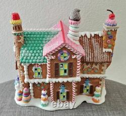 Dept 56 North Pole Series Christmas Village Sugar Hill Row Houses Gingerbread NR