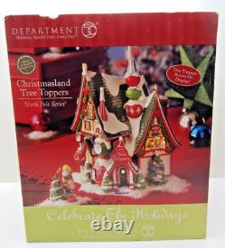 Dept 56 North Pole Series Christmasland Tree Toppers #56960 Missing Star on Roof