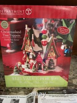 Dept 56 North Pole Series Christmasland Tree Toppers 56960 RETIRED