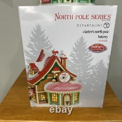Dept 56 North Pole Series Clarice's North Pole Bakery 4056668 Rudolph-Signed