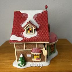 Dept 56 North Pole Series Clarice's North Pole Bakery 4056668 Rudolph-Signed