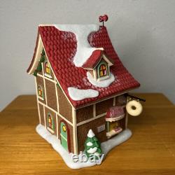 Dept 56 North Pole Series Clarice's North Pole Bakery 4056668 Rudolph-Signed
