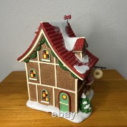 Dept 56 North Pole Series Clarice's North Pole Bakery 4056668 Rudolph-Signed