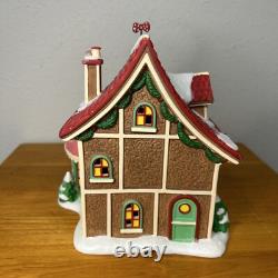 Dept 56 North Pole Series Clarice's North Pole Bakery 4056668 Rudolph-Signed