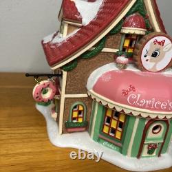 Dept 56 North Pole Series Clarice's North Pole Bakery 4056668 Rudolph-Signed