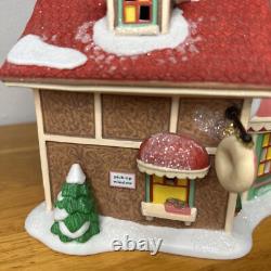 Dept 56 North Pole Series Clarice's North Pole Bakery 4056668 Rudolph-Signed