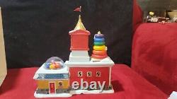 Dept 56 North Pole Series Fisher-Price Fun Factory- Retired- Rare #4036546