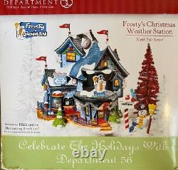 Dept 56 North Pole Series Frosty's Christmas Weather Station