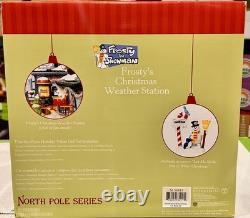 Dept 56 North Pole Series Frosty's Christmas Weather Station #56787 NEW