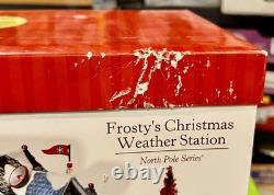 Dept 56 North Pole Series Frosty's Christmas Weather Station #56787 NEW