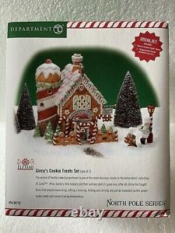 Dept 56 North Pole Series Ginny's Cookie Treats # 56732 New Mib