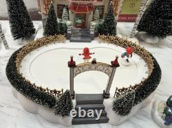 Dept 56 North Pole Series Glacier Park Pavilion 56755 Complete 9 Pc Gift Set