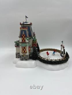 Dept 56 North Pole Series Glacier Park Pavilion Xmas Village Holiday Gift Set
