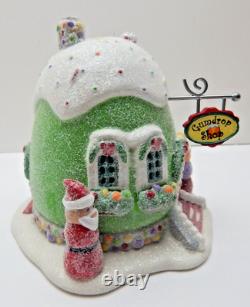Dept 56 North Pole Series Gumdrop Shop #4020950 Cute! WithLight Cord/Box/Sleeve