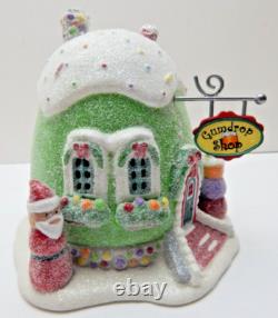 Dept 56 North Pole Series Gumdrop Shop #4020950 Cute! WithLight Cord/Box/Sleeve