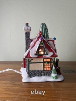 Dept 56 North Pole Series Hatly Hall #804440 Old Store Stock Missing Sign