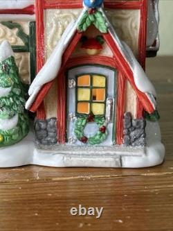 Dept 56 North Pole Series Hatly Hall #804440 Old Store Stock Missing Sign